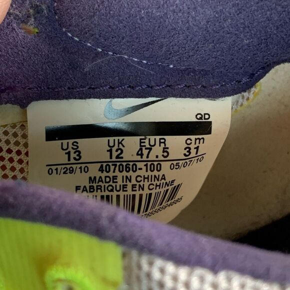 Nike Waffle XC Track & Field Shoes Men’s Size 13 Neon Yellow Black Running - Picture 6 of 13